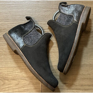 Penelope Chilvers Safari Metallic Patchwork Ankle Chelsea Bootie Size 40EU/9.5US